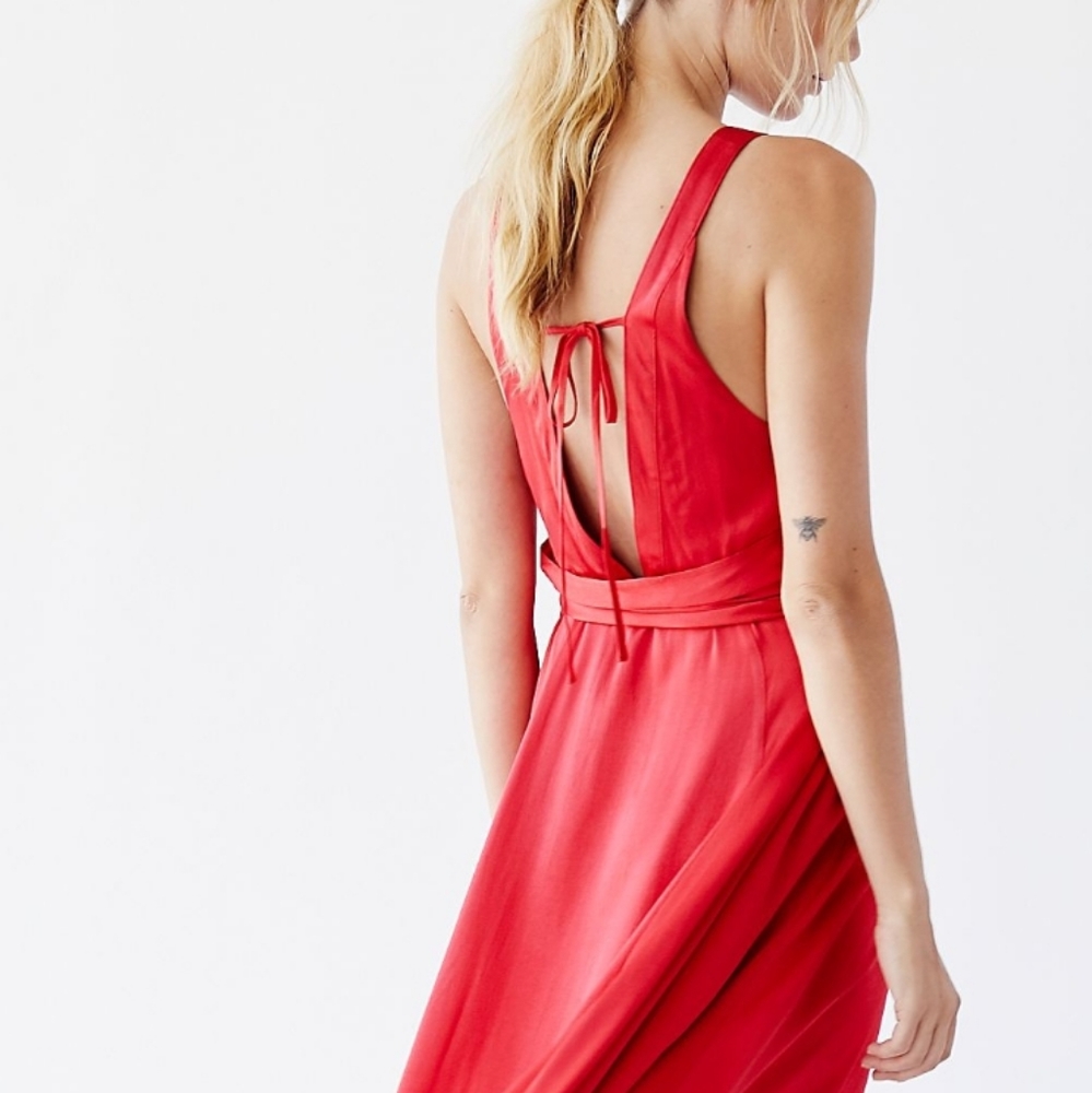 🔥LAST 1🔥NWT FREE PEOPLE SILKY MAXI DRESS - Picture 4 of 4